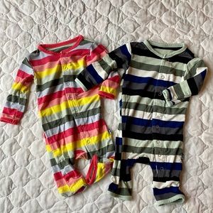 Kickee Pants Striped Coveralls (2)